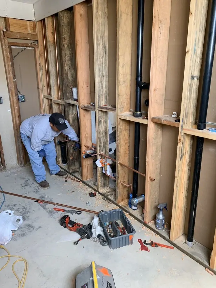 Commercial rough-in plumbing for Commercial Plumbing in Oak Point